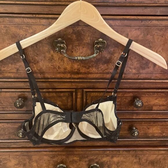 𝅺DKNY black and cream lace bra - Picture 7 of 12
